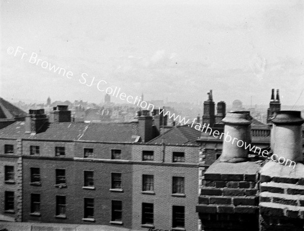 SKYLINE WITH CHIMNEY POTSFROM ROOF OF GARDINER STREET